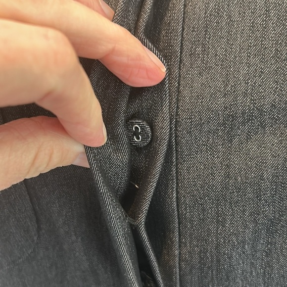 Calvin Klein woman’s sleeveless button front belted denim dress size 10 - Picture 7 of 11